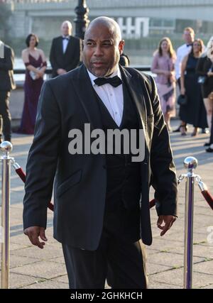 London, Großbritannien. September 2021. John Barnes nimmt an den British Takeaway Awards im Old Billingsgate in London Teil. (Foto von Brett Cove/SOPA Images/Sipa USA) Quelle: SIPA USA/Alamy Live News Stockfoto