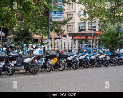 MAILAND, ITALIEN - 08. Aug 2021: Das Zentrum von Mailand im Sommer 2021 Stockfoto