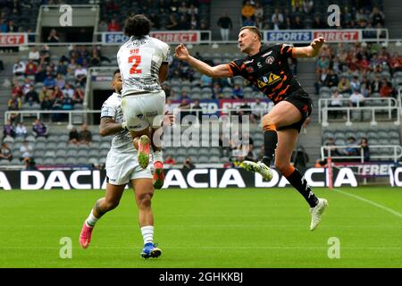 Dacia Magic Weekend Samstag, 4. Und 5. September 2021, Super League Rugby, Castleford Tigers gegen Salford Red Devils, St. James Park Stadion, Newcastle Stockfoto