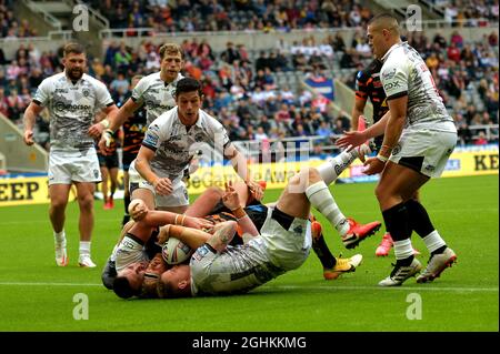 Dacia Magic Weekend Samstag, 4. Und 5. September 2021, Super League Rugby, Castleford Tigers gegen Salford Red Devils, St. James Park Stadion, Newcastle Stockfoto