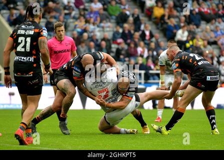 Dacia Magic Weekend September 2021, Super League Rugby, Castleford Tigers gegen Salford Red Devils, St. James Park Stadium, Newcastle. VEREINIGTES KÖNIGREICH Stockfoto