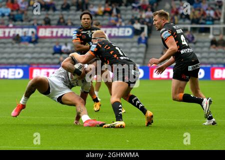 Dacia Magic Weekend Samstag, 4. Und 5. September 2021, Super League Rugby, Castleford Tigers gegen Salford Red Devils, St. James Park Stadion, Newcastle Stockfoto