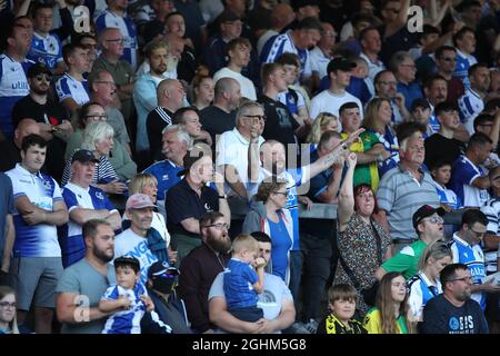Action während des League Two-Spiels zwischen Bristol Rovers und Crawley Town im Memorial Stadium in Bristol. 04. September 2021 Stockfoto
