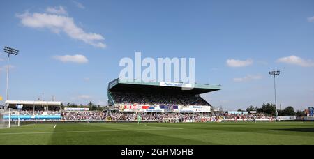 Action während des League Two-Spiels zwischen Bristol Rovers und Crawley Town im Memorial Stadium in Bristol. 04. September 2021 Stockfoto