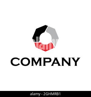 Abstraktes Bild für Firmenlogo Stock Vektor