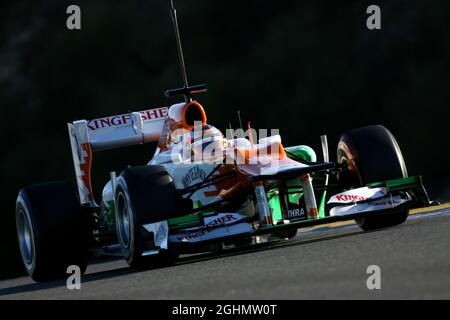 08.02.2012 Jerez, Spanien, Jules Bianchi (FRA), Sahara Force India Formel-1-Team Stockfoto