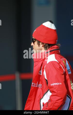 09.02.2012 Jerez, Spanien, Fernando Alonso (ESP), Scuderia Ferrari Stockfoto