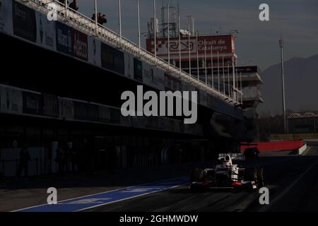 23.02.2012, Barcelona, Spanien, Kamui Kobayashi (JAP), sauber F1 Team - Formel-1-Test, Tag 3 - Formel-1-Weltmeisterschaft Stockfoto