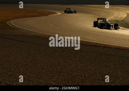 24.02.2012, Barcelona, Spanien, Kamui Kobayashi (JAP), sauber F1 Team - Formel-1-Test, Tag 4 - Formel-1-Weltmeisterschaft Stockfoto