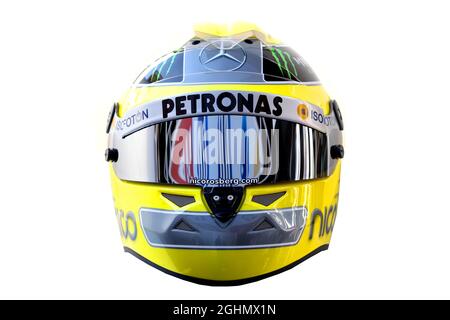 Nico Rosberg (GER), Mercedes AMG Petronas Helm Stockfoto