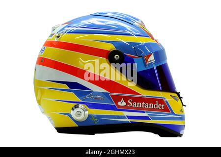 Fernando Alonso (ESP), Scuderia Ferrari Helm Stockfoto