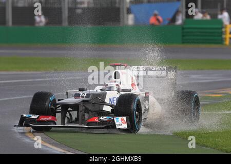 Kamui Kobayashi (JAP), sauber F1 Team 16.03.2012. Formel-1-Weltmeisterschaft, Rd 1, Großer Preis Von Australien, Melbourne, Australien, Freitag ‚ Stockfoto