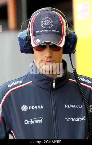 Bruno Senna (BRA), Williams F1 Team 01.05.2012. Formel-1-Weltmeisterschaft, Testing, Mugello, Italien Stockfoto