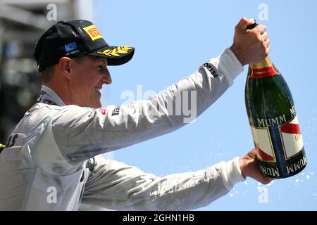 Michael Schumacher (GER), Mercedes GP 24.06.2012. Formel-1-Weltmeisterschaft, Rd 8, Großer Preis Von Europa, Valencia, Spanien, Wettkampftag Stockfoto