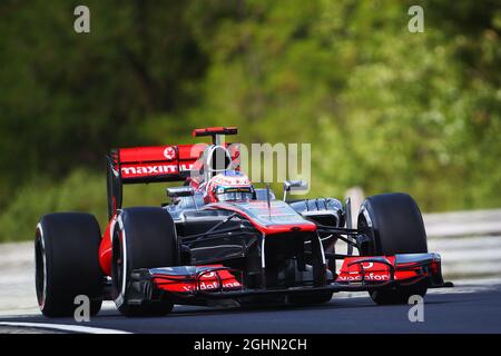 Jenson-Taste (GBR) McLaren MP4/27. 27.07.2012. Formel 1 Weltmeisterschaft, Rd 11, Großer Preis Von Ungarn, Budapest, Ungarn, Übungstag Stockfoto