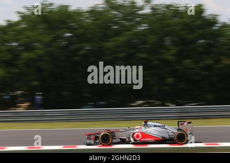 Jenson-Taste (GBR) McLaren MP4/27. 27.07.2012. Formel 1 Weltmeisterschaft, Rd 11, Großer Preis Von Ungarn, Budapest, Ungarn, Übungstag Stockfoto