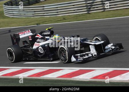 Bruno Senna (BH) Williams FW34. 27.07.2012. Formel 1 Weltmeisterschaft, Rd 11, Großer Preis Von Ungarn, Budapest, Ungarn, Übungstag Stockfoto