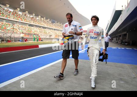 Esteban Gutierrez (MEX), dritter Fahrer, sauber F1 Team 26.10.2012. Formel-1-Weltmeisterschaft, Rd 17, Großer Preis Von Indien, Neu-Delhi, Indien, Übungstag Stockfoto