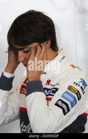 Esteban Gutierrez (MEX) sauber Dritter Fahrer. 07.11.2012. Formel-1-Test für junge Fahrer, Tag 2, Yas Marina Circuit, Abu Dhabi, VAE. Stockfoto