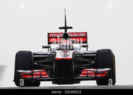 Kevin Magnussen (DEN) McLaren MP4/27 Testfahrer. 08.11.2012. Formel-1-Test für junge Fahrer, Tag 3, Yas Marina Circuit, Abu Dhabi, VAE. Stockfoto