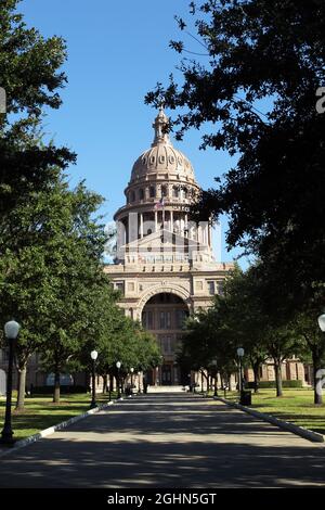 Das Texas Capitol in Austin. 14.11.2012. Formel-1-Weltmeisterschaft, Rd 19, großer Preis der Vereinigten Staaten, Austin, Texas, USA, Vorbereitungstag. Stockfoto