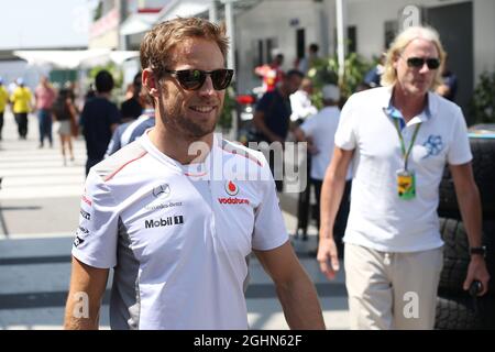 Jenson Button (GBR) McLaren. 22.11.2012. Formel-1-Weltmeisterschaft, Rd 20, Großer Preis Von Brasilien, Sao Paulo, Brasilien, Tag Der Vorbereitung. Stockfoto