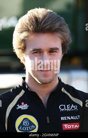 Davide Valsecchi (ITA) Lotus F1 Dritter Fahrer. 05.02.2013. Formel-1-Test, Erster Tag, Jerez, Spanien. Stockfoto