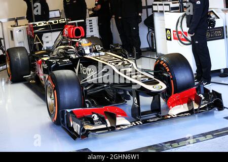 Kimi Räikkönen (FIN) Lotus F1 E21. 07.02.2013. Formel-1-Test, Tag Drei, Jerez, Spanien. Stockfoto