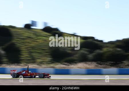 Felipe Massa (BRA) Ferrari F138. 07.02.2013. Formel-1-Test, Tag Drei, Jerez, Spanien. Stockfoto