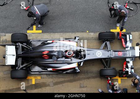 Nico Hulkenberg (GER) sauber C32. 21.02.2013. Formel-1-Test, Tag Drei, Barcelona, Spanien. Stockfoto