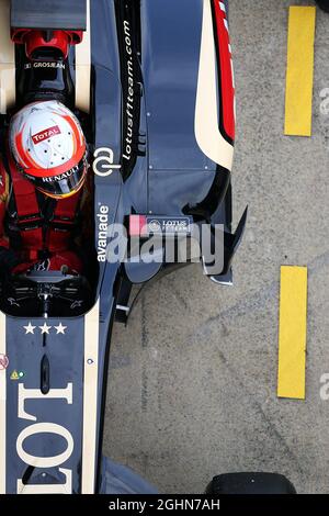 Romain Grosjean (FRA) Lotus F1 E21. 28.02.2013. Formel-1-Test, Erster Tag, Barcelona, Spanien. Stockfoto