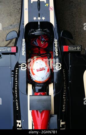 Romain Grosjean (FRA) Lotus F1 E21. 28.02.2013. Formel-1-Test, Erster Tag, Barcelona, Spanien. Stockfoto