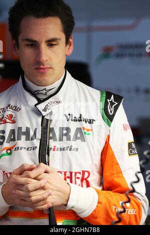 Adrian Sutil (GER) Sahara Force India F1. 01.03.2013. Formel-1-Test, Tag Zwei, Barcelona, Spanien. Stockfoto
