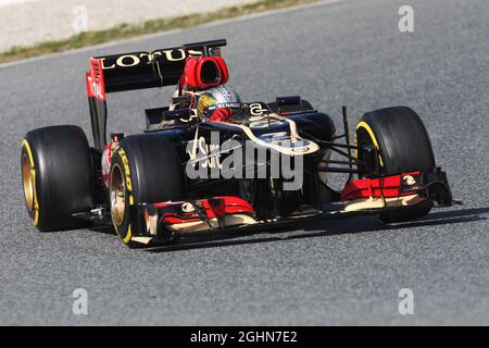 Davide Valsecchi (ITA) Lotus F1 E21 Dritter Fahrer. 02.03.2013. Formel-1-Test, Tag Drei, Barcelona, Spanien. Stockfoto