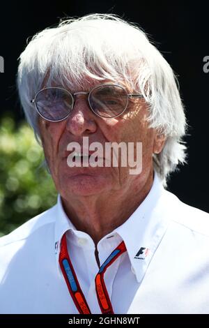 Bernie Ecclestone (GBR). 14.05.2016. Formel 1 Weltmeisterschaft, Rd 5, Großer Preis Von Spanien, Barcelona, Spanien, Qualifizierender Tag. Bildnachweis sollte lauten: XPB/Press Association Images. Stockfoto