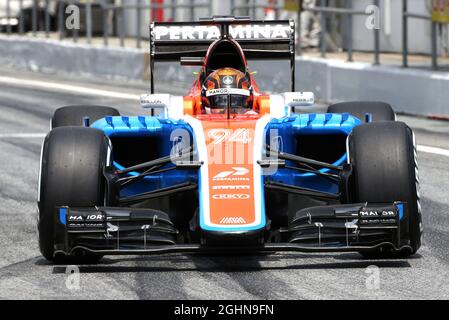 Pascal Wehrlein (GER) Manor Racing MRT05. 17.05.2016. Formel 1 In-Season Testing, Tag 1, Barcelona, Spanien. Dienstag. Bildnachweis sollte lauten: XPB/Press Association Images. Stockfoto