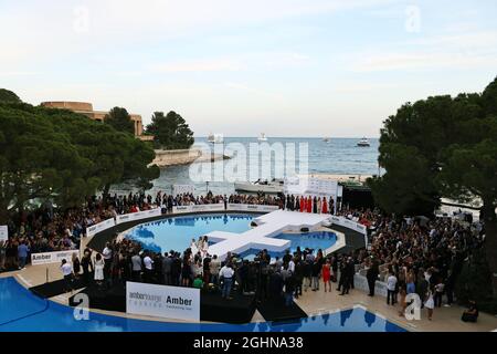 Die Amber Lounge Fashion Show. 27.05.2016. Formel-1-Weltmeisterschaft, Rd 6, Großer Preis Von Monaco, Monte Carlo, Monaco, Freitag. Bildnachweis sollte lauten: XPB/Press Association Images. Stockfoto