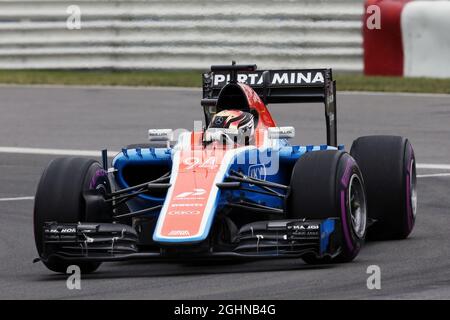 Pascal Wehrlein (GER) Manor Racing MRT05. Großer Preis von Kanada, Samstag, 11. Juni 2016. Montreal, Kanada. 11.06.2016. Formel-1-Weltmeisterschaft, Rd 7, Großer Preis Von Kanada, Montreal, Kanada, Qualifizierender Tag. Bildnachweis sollte lauten: XPB/Press Association Images. Stockfoto