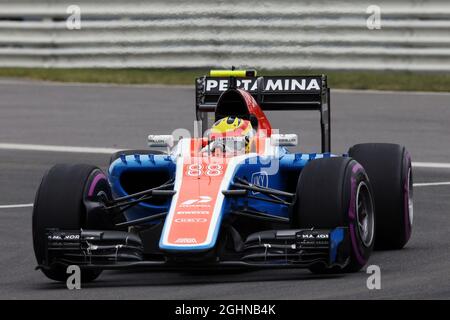 Rio Haryanto (IDN) Manor Racing MRT05. Großer Preis von Kanada, Samstag, 11. Juni 2016. Montreal, Kanada. 11.06.2016. Formel-1-Weltmeisterschaft, Rd 7, Großer Preis Von Kanada, Montreal, Kanada, Qualifizierender Tag. Bildnachweis sollte lauten: XPB/Press Association Images. Stockfoto