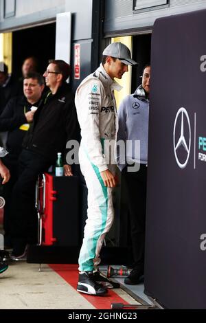 Esteban Ocon (FRA) Mercedes AMG F1 Testfahrer. 12.07.2016. Formel 1-Saisonprüfung, Tag 1, Silverstone, England. Dienstag. Bildnachweis sollte lauten: XPB/Press Association Images. Stockfoto