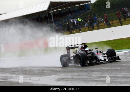 Fernando Alonso (ESP) McLaren MP4-31. 12.07.2016. Formel 1-Saisonprüfung, Tag 1, Silverstone, England. Dienstag. Bildnachweis sollte lauten: XPB/Press Association Images. Stockfoto