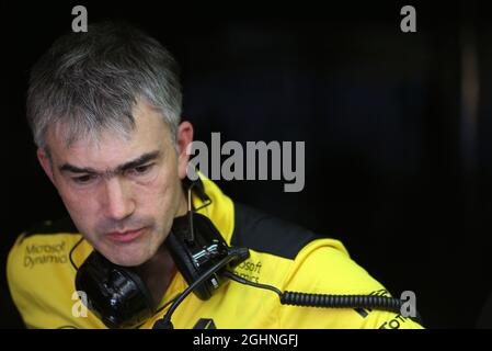 Nick Chester (GBR) Renault Sport F1 Team Chassis Technical Director. 22.07.2016. Formel 1 Weltmeisterschaft, Rd 11, Großer Preis Von Ungarn, Budapest, Ungarn, Übungstag. Bildnachweis sollte lauten: XPB/Press Association Images. Stockfoto