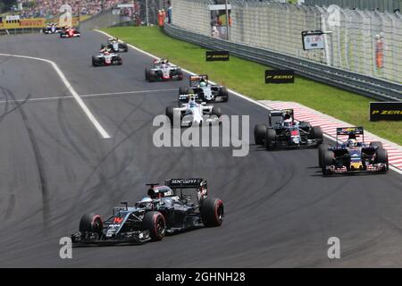 Fernando Alonso (ESP) McLaren MP4-31. 24.07.2016. Formel 1 Weltmeisterschaft, Rd 11, Großer Preis Von Ungarn, Budapest, Ungarn, Wettkampftag. Bildnachweis sollte lauten: XPB/Press Association Images. Stockfoto