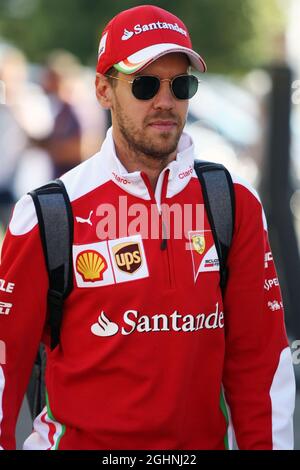 Sebastian Vettel (GER) Ferrari. 30.07.2016. Formel 1 Weltmeisterschaft, Rd 12, Großer Preis Von Deutschland, Hockenheim, Deutschland, Qualifizierender Tag. Bildnachweis sollte lauten: XPB/Press Association Images. Stockfoto