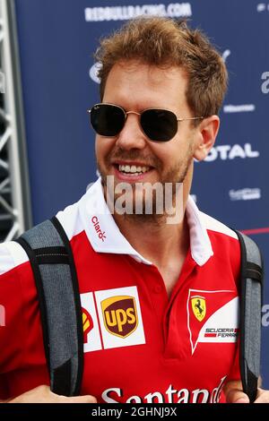 Sebastian Vettel (GER) Ferrari. 31.07.2016. Formel 1 Weltmeisterschaft, Rd 12, Großer Preis Von Deutschland, Hockenheim, Deutschland, Wettkampftag. Bildnachweis sollte lauten: XPB/Press Association Images. Stockfoto