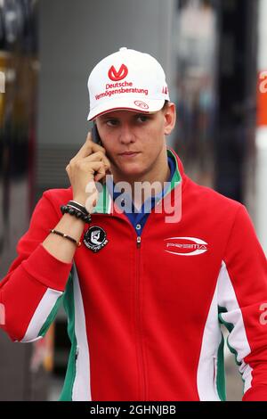 Mick Schumacher (GER) Prema Powerteam. Großer Preis von Deutschland, Sonntag, 31. Juli 2016. Hockenheim, Deutschland. 31.07.2016. Formel 1 Weltmeisterschaft, Rd 12, Großer Preis Von Deutschland, Hockenheim, Deutschland, Wettkampftag. Bildnachweis sollte lauten: XPB/Press Association Images. Stockfoto