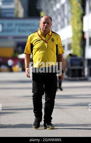 Frederic Vasseur (FRA) Renault Sport F1 Team Racing Director. 18.09.2016. Formel-1-Weltmeisterschaft, Rd 15, Großer Preis Von Singapur, Marina Bay Street Circuit, Singapur, Renntag. Bildnachweis sollte lauten: XPB/Press Association Images. Stockfoto