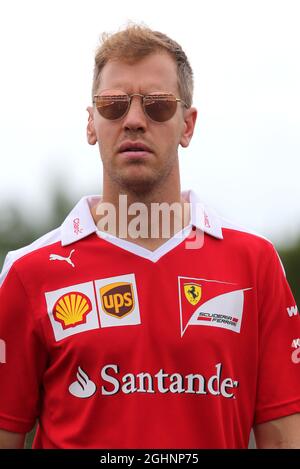 Sebastian Vettel (GER) Ferrari geht die Strecke. 29.09.2016. Formel-1-Weltmeisterschaft, Rd 16, Großer Preis Von Malaysia, Sepang, Malaysia, Donnerstag. Bildnachweis sollte lauten: XPB/Press Association Images. Stockfoto