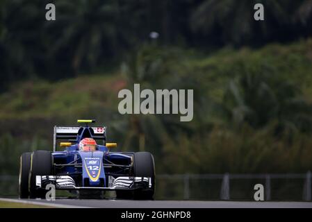 Sauber C35. 01.10.2016. Formel-1-Weltmeisterschaft, Rd 16, Großer Preis Von Malaysia, Sepang, Malaysia, Samstag. Bildnachweis sollte lauten: XPB/Press Association Images. Stockfoto