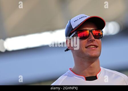 Stoffel Vandoorne (Bel) McLaren Test- und Reserveradfahrer. 06.10.2016. Formel 1 Weltmeisterschaft, Rd 17, Großer Preis Von Japan, Suzuka, Japan, Tag Der Vorbereitung. Bildnachweis sollte lauten: XPB/Press Association Images. Stockfoto